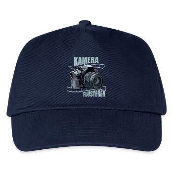 Kamera Flüsterer - Kinder Basecap - Navy - Vorne