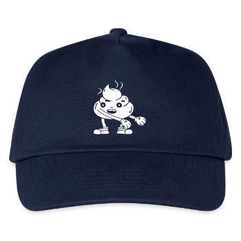 Funny poop pile dancing - Kids’ Baseball Cap - navy - Front