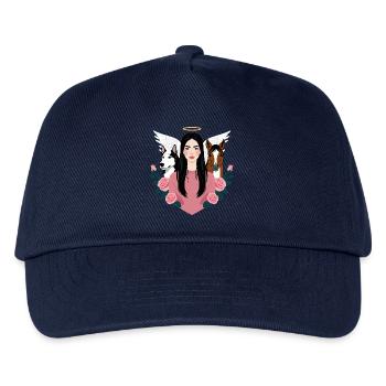Maîtresse, chien et cheval - Casquette de baseball Enfant - marine - Devant
