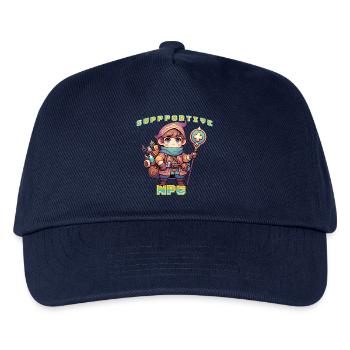 PNJ de soutien – Chemise de guérisseur de jeu - Casquette de baseball Enfant - marine - Devant