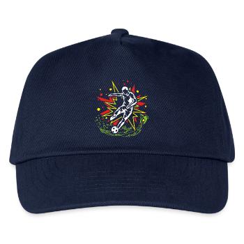 Kicker dans ComicBeat - Casquette de baseball Enfant - marine - Devant