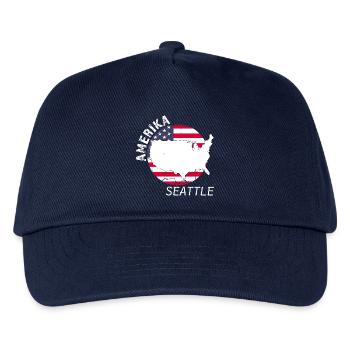 Seattle - Casquette de baseball Enfant - marine - Devant