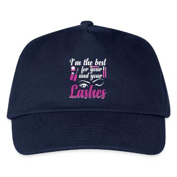  Eyelash Artist Cosmetologist Lash Technician - Kids’ Baseball Cap - navy - Front