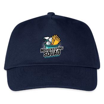 Conception de nettoyage amusante - Casquette de baseball Enfant - marine - Devant