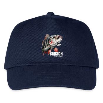 Barsch Flüsterer - Kinder Basecap - Navy - Vorne