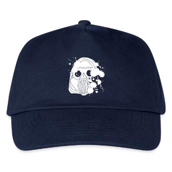 Verunreinigung (weiß) - Kinder Basecap - Navy - Vorne