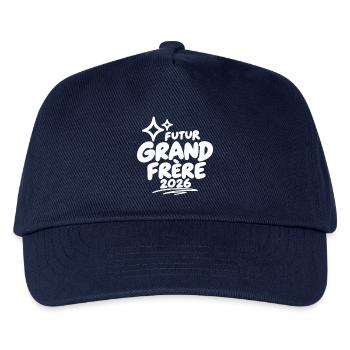 Zukünftiger großer Bruder 2026 - Kinder Basecap - Navy - Vorne