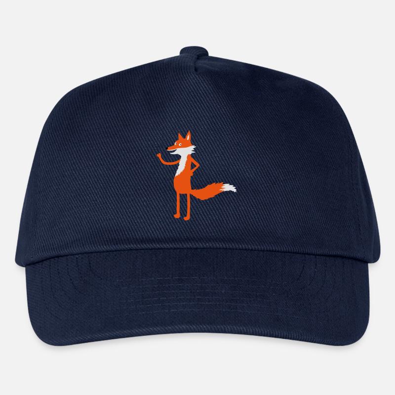 Fuchs steht - Kinder Basecap - Navy