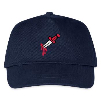 mes_vector - Casquette de baseball Enfant - marine - Devant