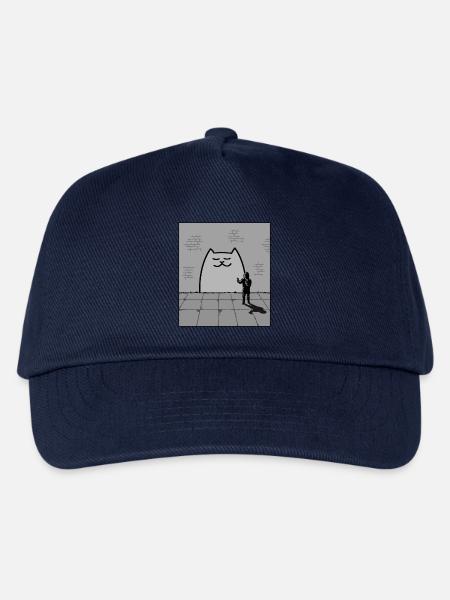 Schläfrige Katze - Kinder Basecap - Navy