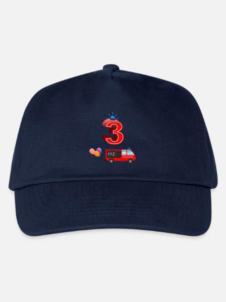 3. Geburtstag - Kinder Basecap - Navy