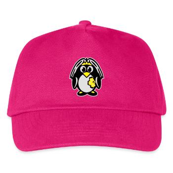 penguin bride - Kids’ Baseball Cap - fuchsia - Front