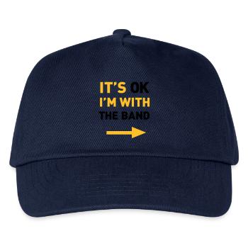 Im with the Band - Kids’ Baseball Cap - navy - Front