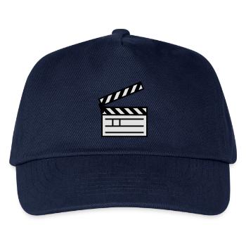 clapperboard_1__f2 - Kinder Basecap - Navy - Vorne