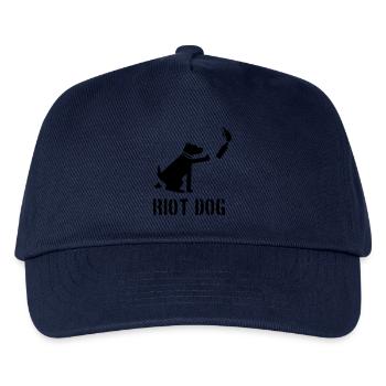 riot dog - Kinder Basecap - Navy - Vorne