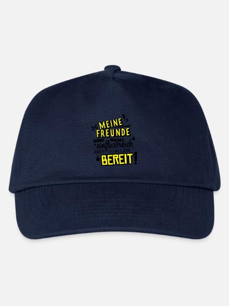 spruch freunde humor - Kinder Basecap - Navy
