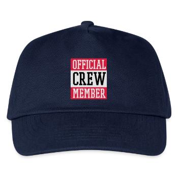 Official Crew Member - Kinder Basecap - Navy - Vorne