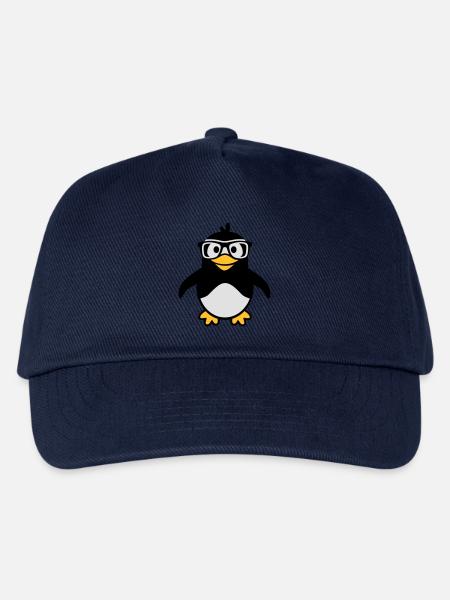Manchot - Casquette de baseball Enfant - marine
