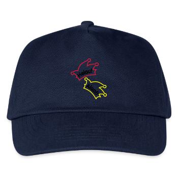 Narrenkappe / Helau / Alaaf - Kinder Basecap - Navy - Vorne