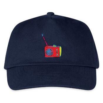radio kunst - Kinder Basecap - Navy - Vorne