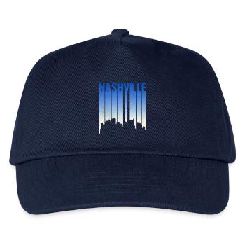 Pente de la ligne d’horizon de Nashville - Casquette de baseball Enfant - marine - Devant