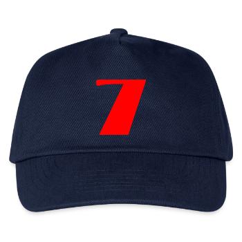 7. 7 YEARS. 7th ANNIVERSARY. BIRTHDAY 7 YEARS - Kids’ Baseball Cap - navy - Front