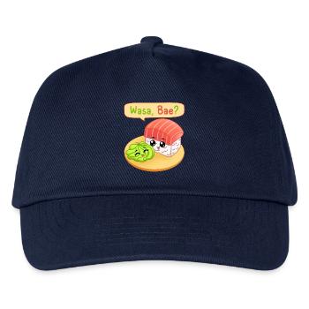 Sushi, Sushi-Fan, Wasabi - Kinder Basecap - Navy - Vorne