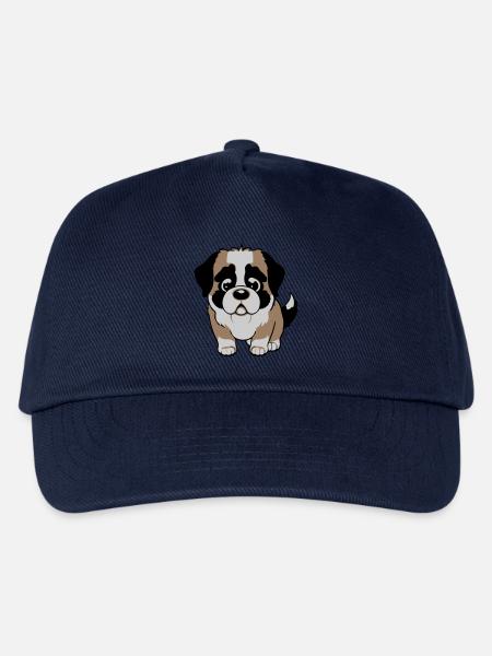 St. Bernard dog - Kids’ Baseball Cap - navy