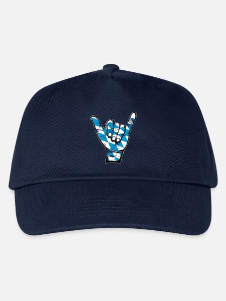 Bayern Flagge Surfing Symbol used - Kinder Basecap - Navy