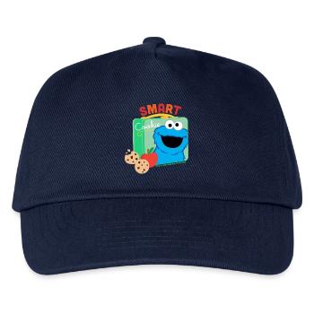 Sesamstraße Mit Krümelmonter & Smart-Beschriftung - Kinder Basecap - Navy - Vorne