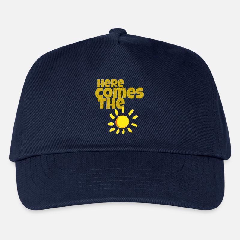 here comes the sun - Kinder Basecap - Navy