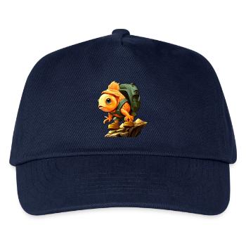 Fish Hiking / Mountaineering Fish - Kids’ Baseball Cap - navy - Front