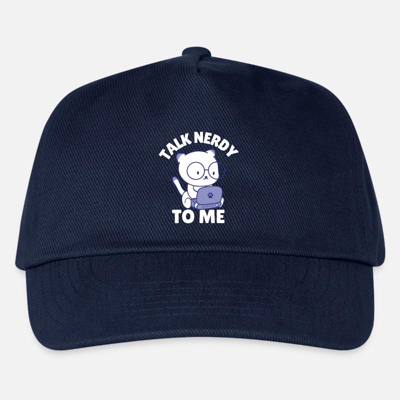 Sprich nerdig mit mir - Kinder Basecap - Navy