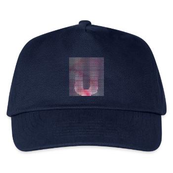 Letter U, name, the letter U - Kids’ Baseball Cap - navy - Front