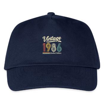 Vintage 1986 Limited edition 40th Birthday - Kids’ Baseball Cap - navy - Front
