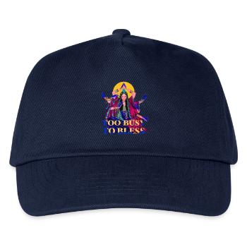 Zu beschäftigt, um zu segnen - Kinder Basecap - Navy - Vorne