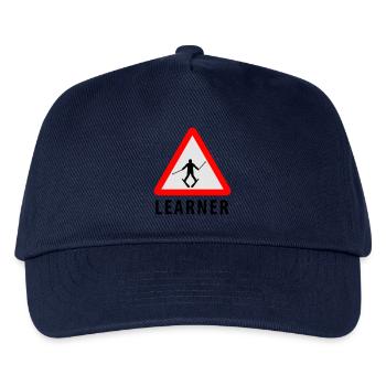 Ski Learner - Kinder Basecap - Navy - Vorne