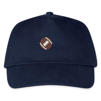 rugby ball - Kids’ Baseball Cap - navy - Front