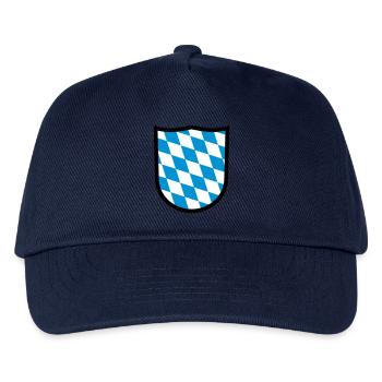 Bayern, Wappen - Kinder Basecap - Navy - Vorne