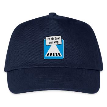 Ich bin dann mal weg. - Kinder Basecap - Navy - Vorne