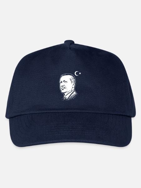 Recep Tayyip Erdogan Türkei - TÜRKIYE - Kinder Basecap - Navy