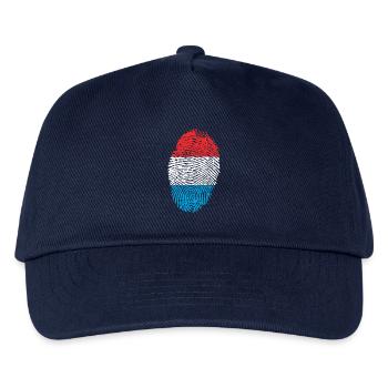 Fingerprint i love Luxembourg Luxembourg - Kids’ Baseball Cap - navy - Front