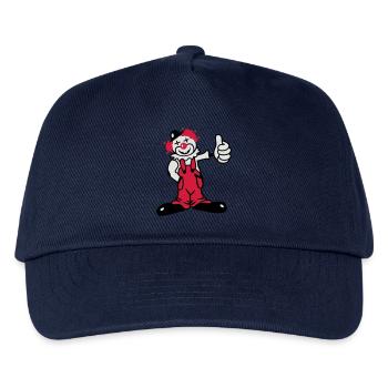 Ein lustiger Clown - Kinder Basecap - Navy - Vorne