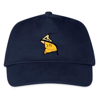 F1 yellow helmet visor 18 - Kids’ Baseball Cap - navy - Front