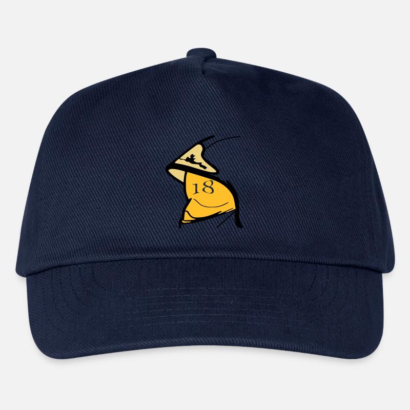 F1 gelben Helm Visier 18 - Kinder Basecap - Navy