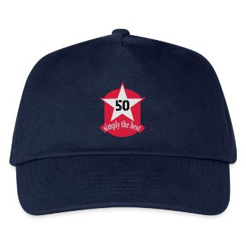 geburtstag - Kinder Basecap - Navy - Vorne
