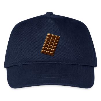 chocolate - Kids’ Baseball Cap - navy - Front