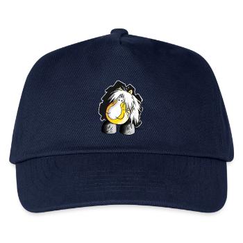 Haflinger - Hafi - Pferd - Kinder Basecap - Navy - Vorne