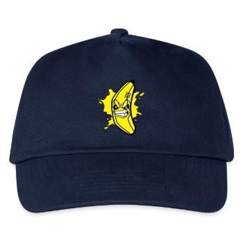 Angry banana - Kids’ Baseball Cap - navy - Front