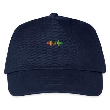 One Love Rainbow Soundwave - Kids’ Baseball Cap - navy - Front